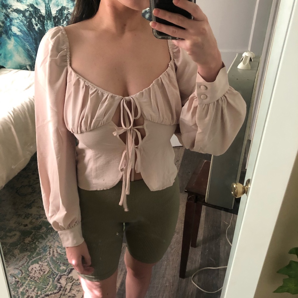 Satin blouse NWT